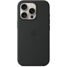 Накладка Silicone Case Magsafe для iPhone 16 Pro (Black)