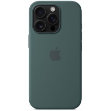 Накладка Silicone Case Magsafe для iPhone 16 Pro (Lake Green)