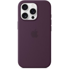 Накладка Silicone Case Magsafe для iPhone 16 Pro (Plum)
