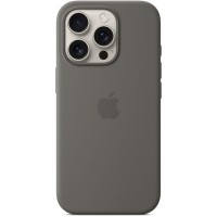Накладка Silicone Case Magsafe для iPhone 16 Pro (Stone Gray)