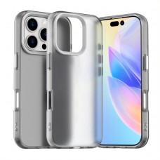 Чехол пластиковый J-CASE для iPhone 16 Pro (Прозрачный-матовый)