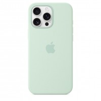 Накладка Silicone Case Magsafe для iPhone 16 Pro Max (Aquamarine)