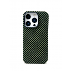 Чехол-накладка Carbon Ring MagSafe 1500D для iPhone 16 Pro (Желтый)
