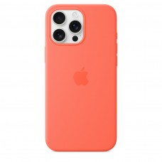 Накладка Silicone Case Magsafe для iPhone 16 Pro Max (Tangerine)