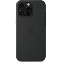 Накладка Silicone Case Magsafe для iPhone 16 Pro Max (Black)