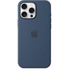 Накладка Silicone Case Magsafe для iPhone 16 Pro Max (Denim)