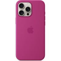 Накладка Silicone Case Magsafe для iPhone 16 Pro Max (Fuchsia)