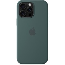 Накладка Silicone Case Magsafe для iPhone 16 Pro Max (Lake Green)