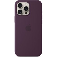 Накладка Silicone Case Magsafe для iPhone 16 Pro Max (Plum)