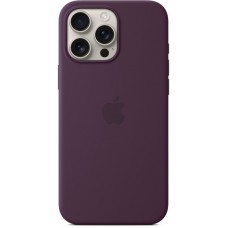 Накладка Silicone Case Magsafe для iPhone 16 Pro Max (Plum)