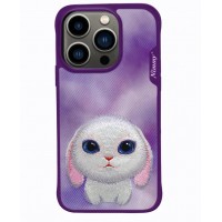 Чехол-накладка Nimmy Eyes Series для iPhone 15 (Фиолетовый)
