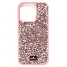 Чехол-накладка Swarovski для iPhone 16 (бежевый)