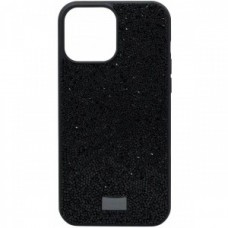 Чехол-накладка Swarovski для iPhone 16 (черный)