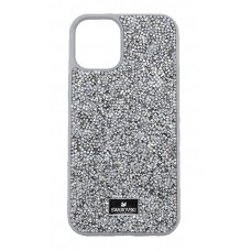 Чехол-накладка Swarovski для iPhone 16 (белый)