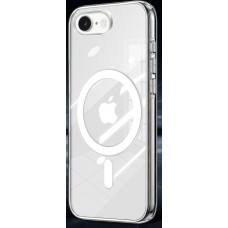 Чехол пластиковый Magsafe J-CASE для iPhone 16e (Прозрачный)
