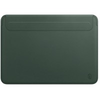 14.2" Чехол WIWU Skin Pro Leather Sleeve для MacBook Pro 2021/23 (зеленый)