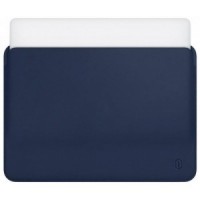 15.3" Чехол WIWU Skin Pro Leather Sleeve для MacBook Air (синий)