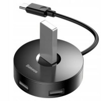 USB-C Хаб Baseus CAHUB-G01 MicroUSB + 1xUSB3.0 +3xUSB2.0 (Черный)