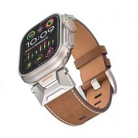 Кожаный ремешок COTECi iW-004-BR Leather 42/44/45/49mm (коричневый)