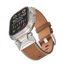 Кожаный ремешок COTECi iW-004-BR Leather 42/44/45/49mm (коричневый)