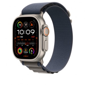Часы Apple Watch Series Ultra 2, 49 мм, корпус из титана, ремешок Alpine Blue