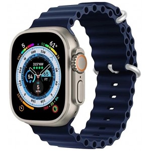 Ремешок COTEetCI Ocean Loop 21043-MB для Apple Watch 42/44/45/49mm (Midnight blue)
