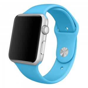 Силиконовый ремешок COTEetCI CS2086-DQ для Apple Watch 42/44/45/49mm (Nattier blue)