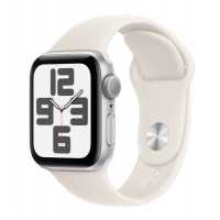 Apple Watch SE 2, 40 мм, корпус из алюминия «Cеребро», спортивный ремешок «Cияющая звезда».
