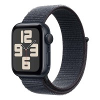 Apple Watch SE 2, 40 мм, корпус из алюминия цвета "Темная ночь", ремешок Sport цвета "Ink".
