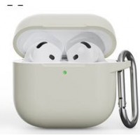 Silicone Case для Airpods 4 (Antique white)