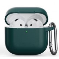 Silicone Case для Airpods 4 (Dark Green)