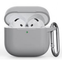 Silicone Case для Airpods 4 (Light grey)