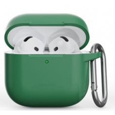 Silicone Case для Airpods 4 (Pine needle green)
