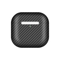 Чехол Carbon для Apple AirPods 4 (Черный матовый)