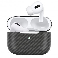 Чехол Carbon Case для Apple AirPods Pro 2 (Черный глянец)