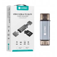 Переходник COTECi OF-002 USB-C/USB-A to SD 3.0/TF 3.0
