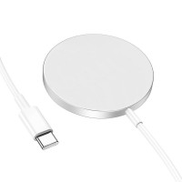 БЗУ WIWU Wi-W009 Magnetic Wireless 15W Type-C (Белый)