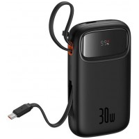 Внешний аккумулятор Magsafe 20000mAh Baseus P10055009113-00 Type-C+USB-A, кабель 2xType-C (Черный)