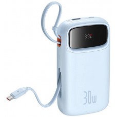 Внешний аккумулятор Magsafe 20000mAh Baseus P10055009313-00 Type-C+USB-A, кабель 2xType-C (Голубой)