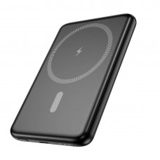 Внешний аккумулятор 5000mAh MagSafe HOCO J140A Type-C+USB-A (черный)