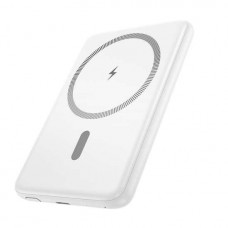 Внешний аккумулятор MagSafe 5000mAh HOCO J140A 15W Type-C+USB-A (белый)