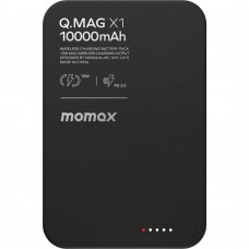 Внешний аккумулятор 10000mAh Momax Q.Mag X1 MagSafe 15W (Черный)