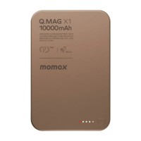 Внешний аккумулятор 10000mAh Momax Q.Mag X1 MagSafe 15W (Золотой)