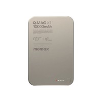 Внешний аккумулятор 10000mAh Momax Q.Mag X1 MagSafe 15W (Натуральный титан)