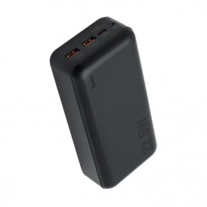 Внешний аккумулятор 30000mAh HOCO J101B PD20W+QC3.0, вход Micro+TypeC, выход TypeC+2xUSB-A (черный)