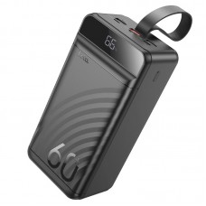 Внешний аккумулятор 60000mAh HOCO J123C 3×USB-A+Type-C (черный)