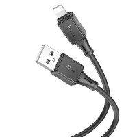 Кабель HOCO X101 Lightning to USB-A 2.4A 1m (черный)