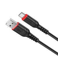 Кабель HOCO X59 USB-A to Type-C 3A 2m (черный)