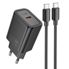 Зарядное устройство HOCO N62 30W + кабель Type-C 1m (черный)