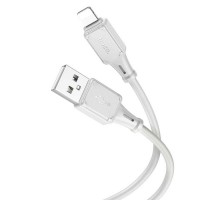 Кабель HOCO X101 Lightning to USB-A 2.4A 1m (серый)